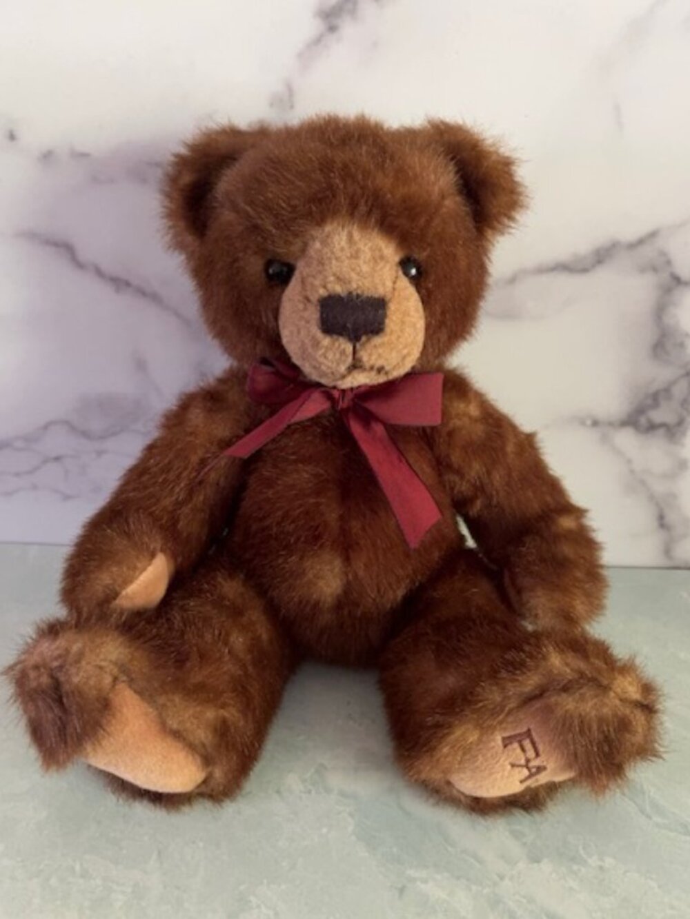 Vintage Classic Teddy Bear FAO Schwarz New York City Pre-Loved Collectible